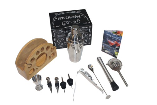 Set de Bartender, Juego de Cocteleria de bar 12 piezas - Imagen 2