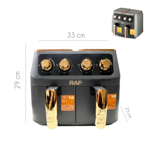 Freidora de Aire Doble Capacidad 12 litros Air Fryer - Imagen 3