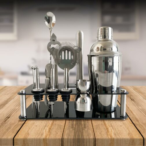 Set de Barman Coctelera Profesional 16 Piezas Acero Inoxidable - Imagen 4