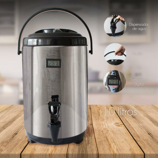 Termo Acero Inoxidable 10 litros con Visor - Imagen 2