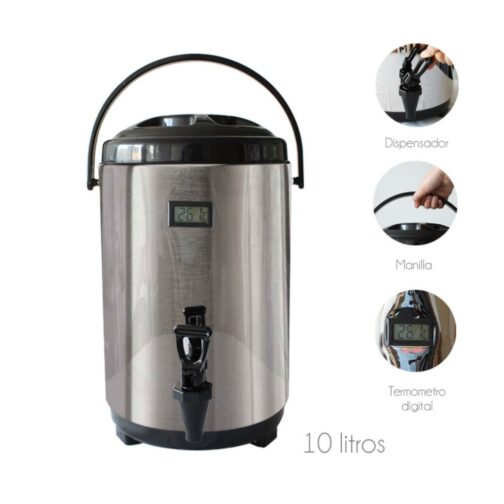 Termo Acero Inoxidable 10 litros con Visor - Imagen 3