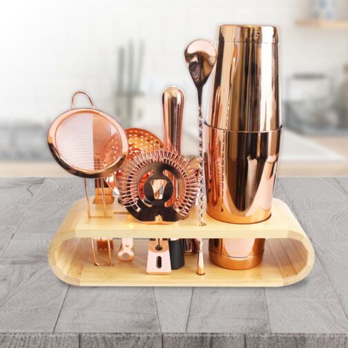 Set Bartender Coctelera Cobre 10 piezas Moderna - Imagen 5