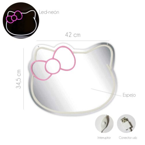 Espejo Led Neon Infantil Decorativo