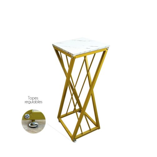 Mesa Lateral Decorativa Moderna – Soporte Plantas Decoración
